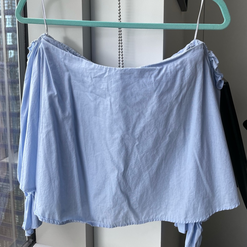 Zara off the shoulder blouse